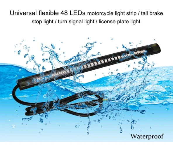 Şerit led esnek model kırmızı-sarı 12v Esnek sağlam yapı - Resim 4