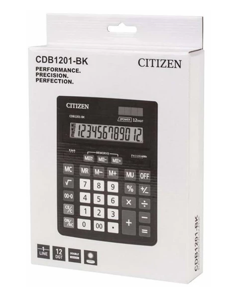 Citizen Cdb-1201Bk Büyük Hesap Makinesi - 2