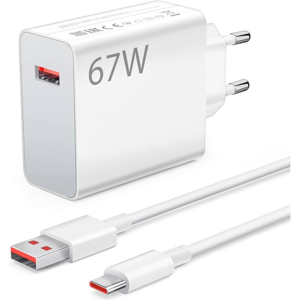 Orjinal Xiaomi MYD 12 EH 67W Turbo Hızlı Şarj Cihazı 100 cm Kablo Redmi Note 11 11s 11T Mi 11 Ultra 12S Ultra 12 Lite 12 12X 11 Lite Redmi Note 11 Pro POCO F4 POCO X4 GT F4 Pro POCO M4 Pro