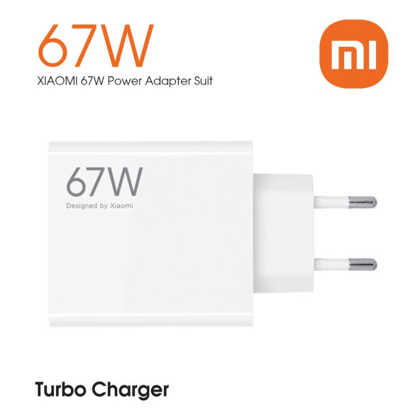 Xiaomi MYD-12-EH 67W Turbo Hızlı Şarj Cihazı (KABLOSUZ) Redmi Note 11 11s Xiaomi 11T Mi 11 Ultra 12S Ultra 12 Lite 12 12X 11 Lite Redmi Note 11 Pro POCO F4 POCO X4 GT F4 Pro POCO M4 Pro ürün görseli 1