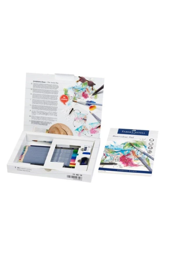 Faber-Castell Goldfaber Aqua Boya Kalemi 18'li Profesyonel Çizim Seti - Resim 2