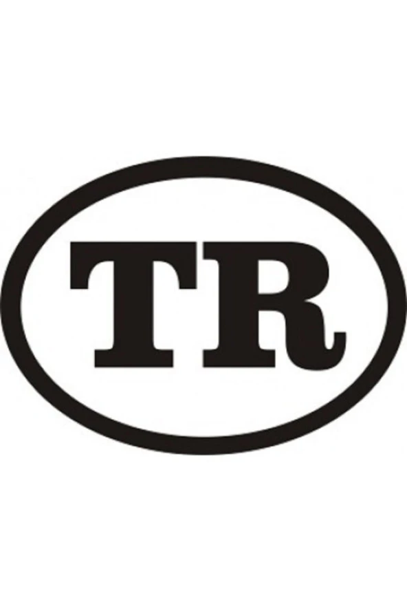 Tr Logo Oto Sticker Siyah