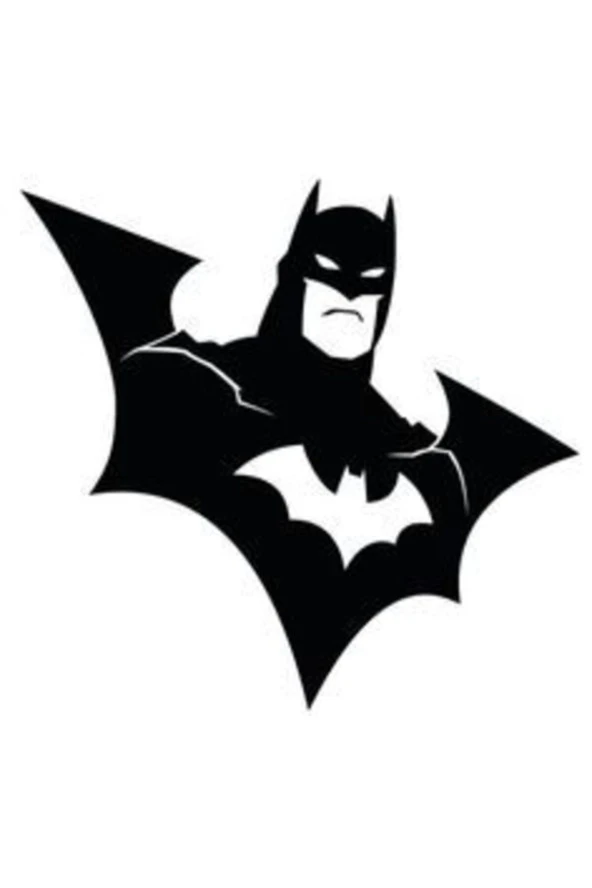 Batman Tasarımlı Oto Sticker Siyah 20*14 Cm