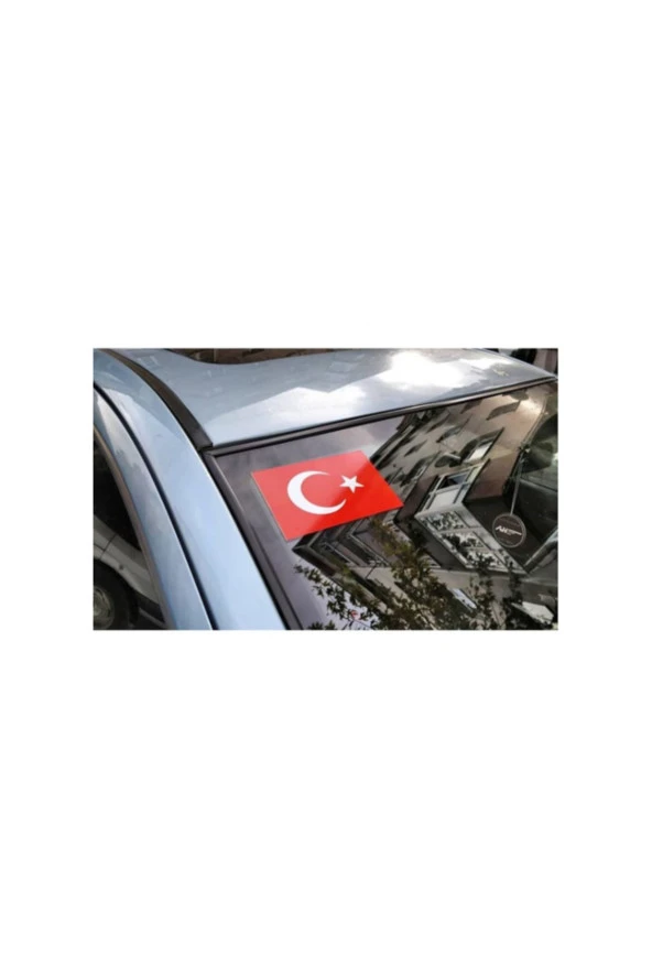 Türk Bayrağı Ön Cam Üst Köşe 1 Adet 12*8 Cm