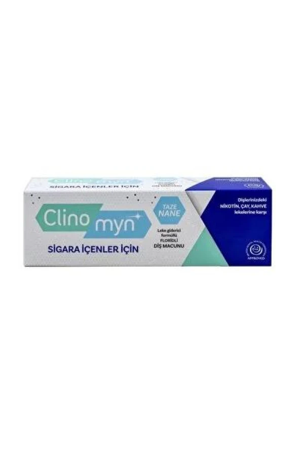 Clinomyn Sigara İçenler İçin Diş Macunu 75 ml