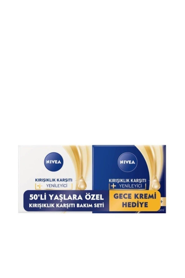 NIVEA VISAGE YAŞ 55+ 50ML KIR.KAR.YENİ.+GECE KREMİ