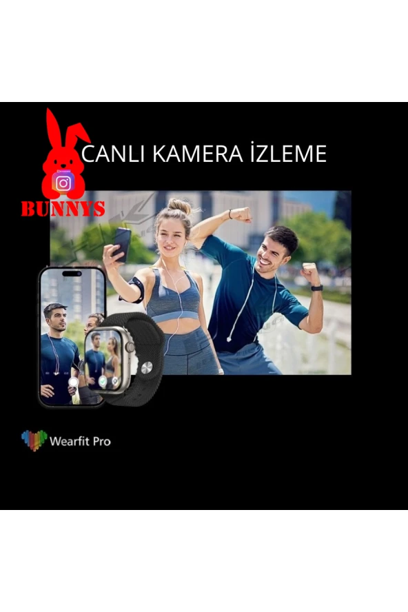 Redmi Note 11 Uyumlu Akıllı Saat ULTRA MAX 2024 Kordon Hediyeli Amoled Ekran - Resim 2