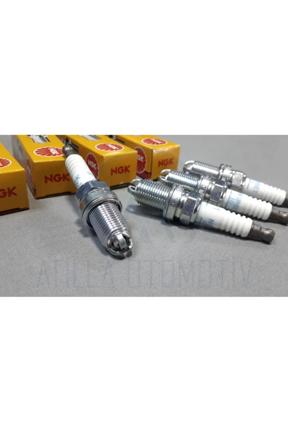 4 x MERCEDES SLK R170 M111 ATEŞLEME BUJİSİ TAKIM BKUR6ET-10 NGK - Resim 3