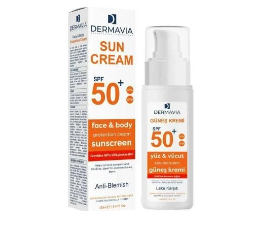 Dermavia Güneş Kremi Lekeli Karşıtı Spf 50+ 100 ml