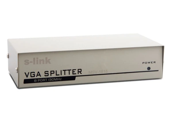 S-LINK MSV-1815 8'Lİ EKRAN (VGA) COKLAYICI 150Mhz