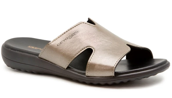 Ceyo Cy Palermo 2 Platin Bayan Ayakkabı Terlik-Sandalet ürün görseli