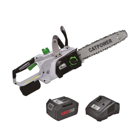 Catpower 2096  Akülü Ağaç Kesme Makinesi 4.0 Ah + 4.0 Ah Şarj Cihazı