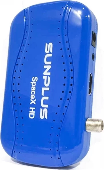 Sunplus Spacex HD Mini Uydu Alıcısı (Mavi)