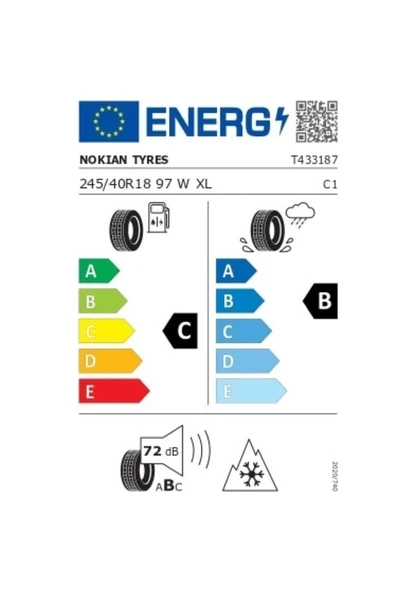 Nokian Tyres 245/40 R18 97W XL Seasonproof 1 Dört Mevsim (2025 Üretim) - Resim 3