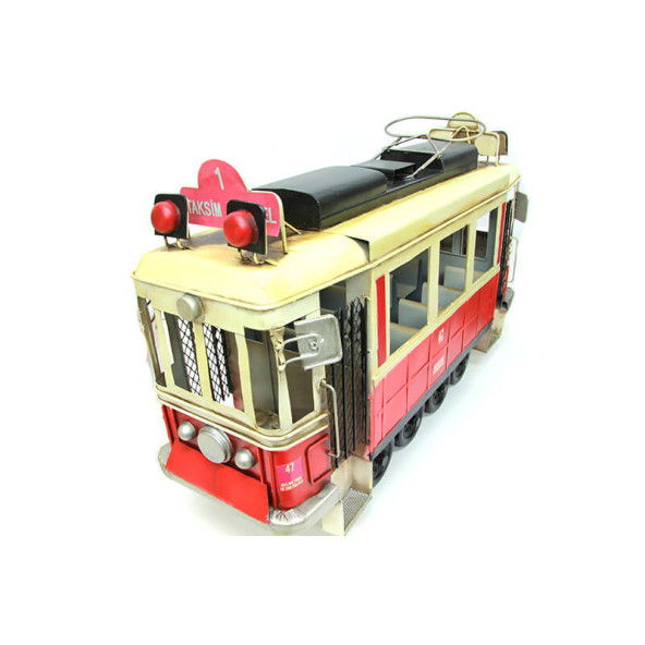 Dekoratif Metal Taksim Tramvay Büyük-1104w-5 Big-D66