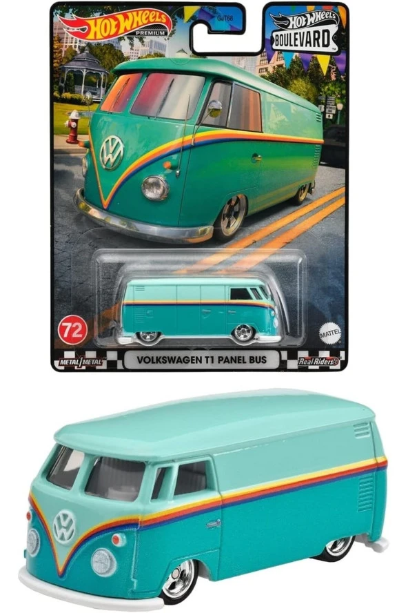 Hot Wheels Boulevard Volkswagen T1 Panel Bus GJT68 HKF18 - 2