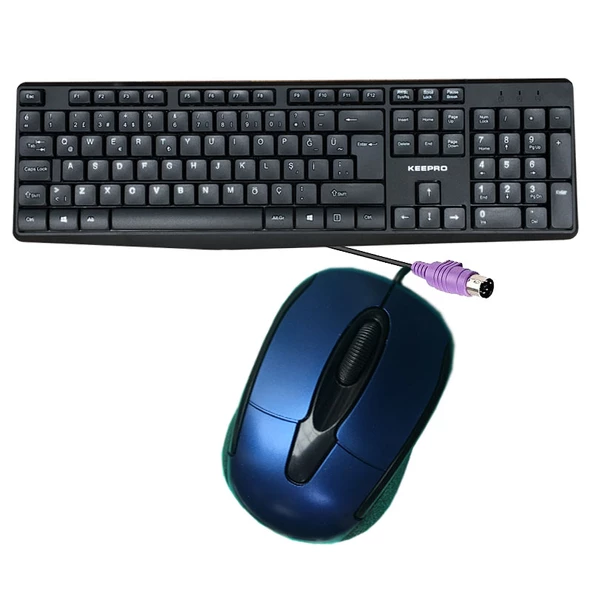 Standart PS-2 Kablolu Klavye +ps/2 kablolu Mouse set