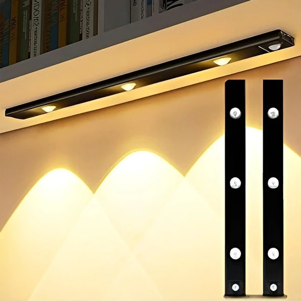 Cata 3 Watt Ledli Bella Slim Cabinet USB Şarjlı Sensörlü 3 Renk Işık Armatür CT-2464