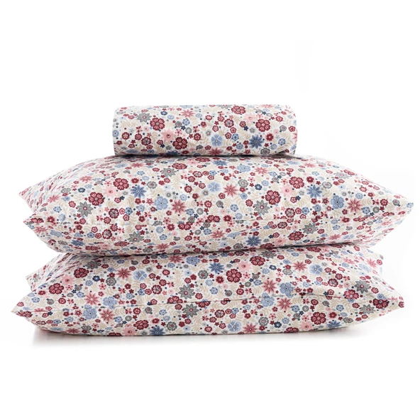 Soley | Liberty | %100 Pamuklu Çift Kişilik 160 x 200 Lastikli Çarşaf Seti - Resim 3