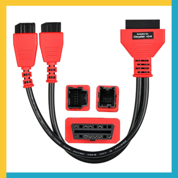 Autel 12-8 Chrysler-Fiat-Jeep-Renegade-Wrangler Programlama Kablosu - 2