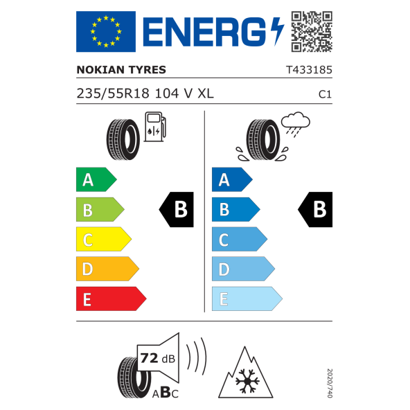 Nokian Tyres 235/55 R18 104V XL Seasonproof 1 Dört Mevsim (2025 Üretim) - 3