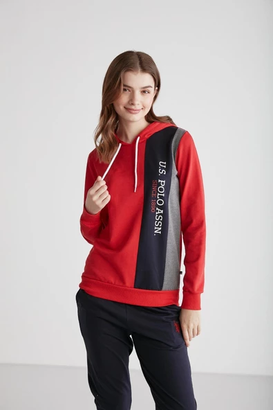 U.S Polo Assn. 16940 Kadın Kapşonlu Pijama Takımı - 2