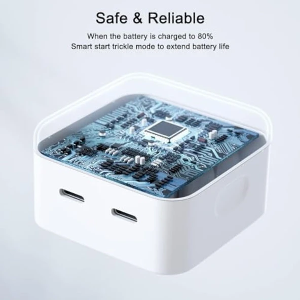 Apple İphone Usb-c - Lighting - 35w Hızlı Şarj Cihazı Çift Çıkışlı Aynı Anda 2 Cihaz Şarjı İmkanı. - 6