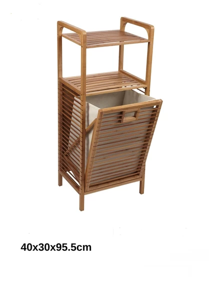 PANALI PNL-B9037 AHŞAP ÇAMAŞIR SEPETİ (DEMONTE)