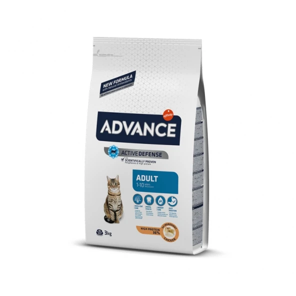 ADVANCE CAT ADULT CHİCKEN & RİCE KEDİ MAMASI 3 KG