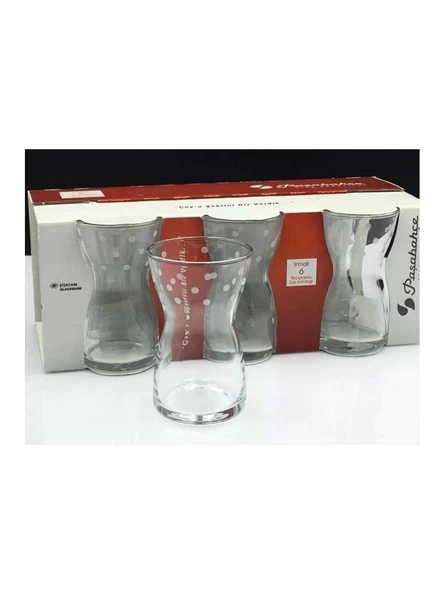 Paşabahçe 42991 Irmak Nokta Çay Bardağı 125cc 6 Lı