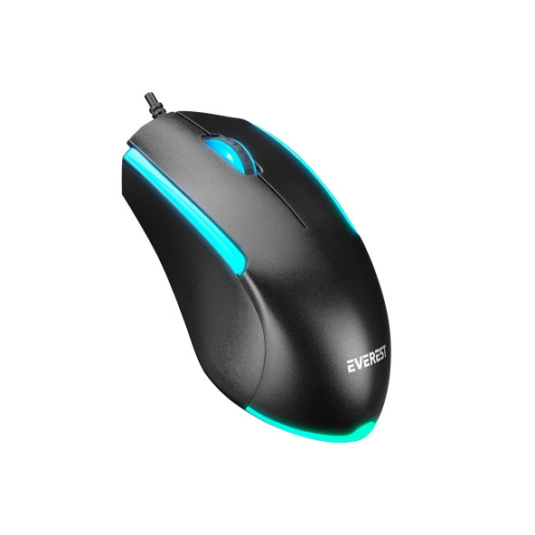 Everest Km-r59 Forza Plus Siyah Usb Rainbow Backlight Q Kablolu Klavye + 1200 Dpi Mouse Set - 4