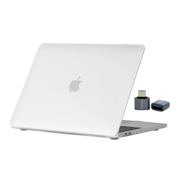 Macbook Air M1 Kılıf 13inç Mat Flu (TouchID'li M1 Air) A2337 A2179 A1932 ile Uyumlu ürün görseli