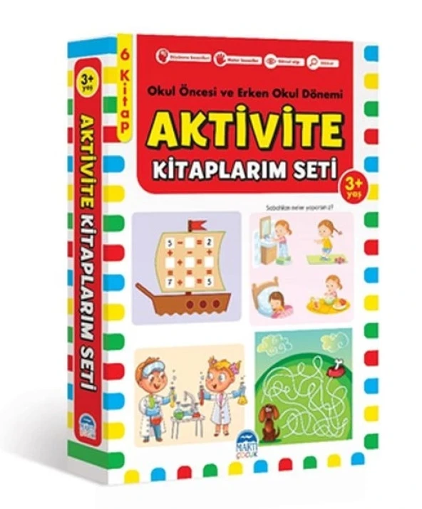 Aktivite Kitaplarım Seti 3+ Yaş - Okul Öncesi ve Erken Okul Dönemi