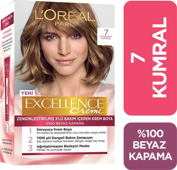 L'Oréal Paris Excellence Creme Saç Boyası 7 Kumral ürün görseli