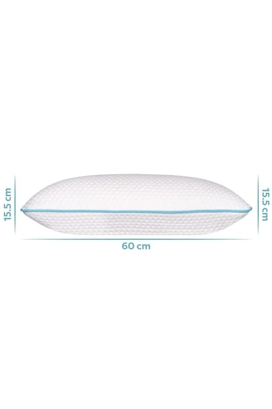 Viscofoam Yüksek Boyun Destekli Ortopedik Yastık Tombul Visco Yastık - 59x39x15.5cm - 4