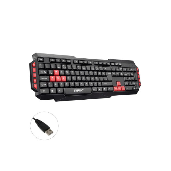 Everest KABLOLU OYUNCU KLAVYE Q EVEREST KB-G7