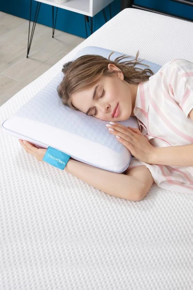 Evva Terletmeyen Ortopedik Yastık Serinleten Visco Yastık Jelli Yastık 59x39x13cm - 6