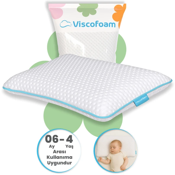 Viscofoam Ortopedik Bebek Yastığı Visco Bebek Yastığı 45 X 30 X 8 Cm