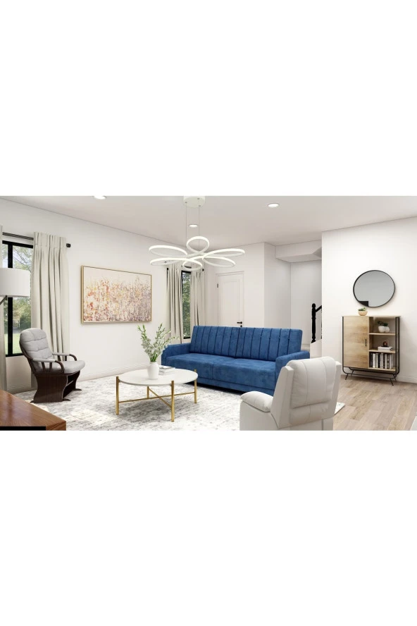 Livora Lighting Stella Modern Beyaz Sarkıt Led Avize - 2