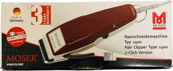 Moser 1400-0050 Bordo Profesyonel Saç Kesme Makinesi - 4