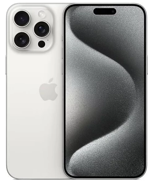 Apple iPhone 15 Pro Max 256 GB Beyaz Titanyum (Apple Türkiye Garantili)