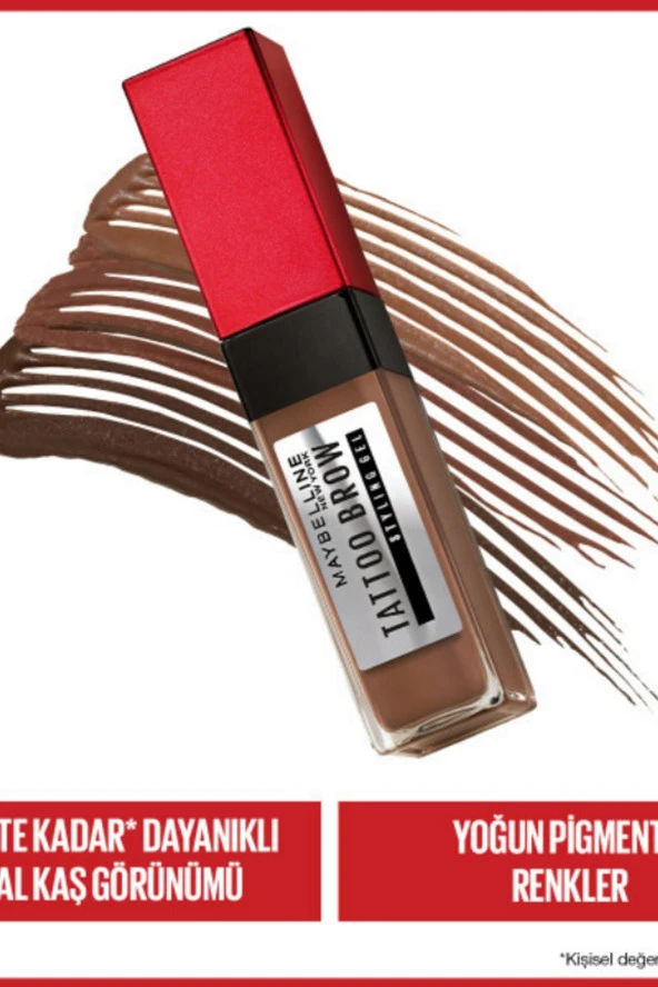 Maybelline New York Tattoo Brow 36h Styling Gel - 257 Medium Brown - 4