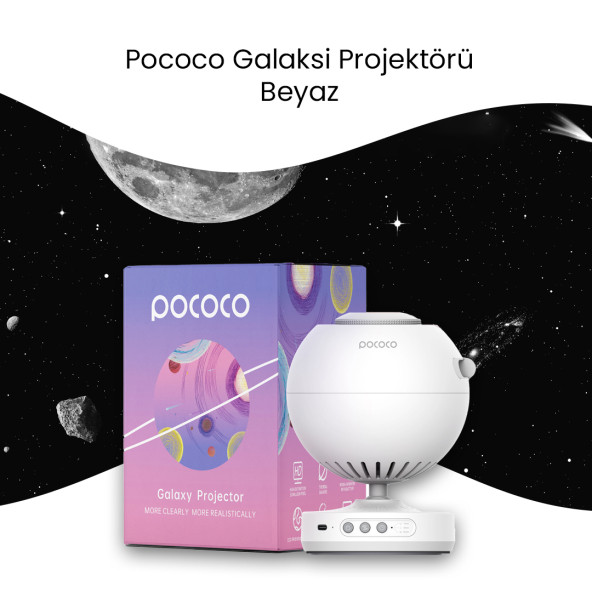 Pococo Galaxy Lite Projektör Beyaz  ( Pococo Türkiye )