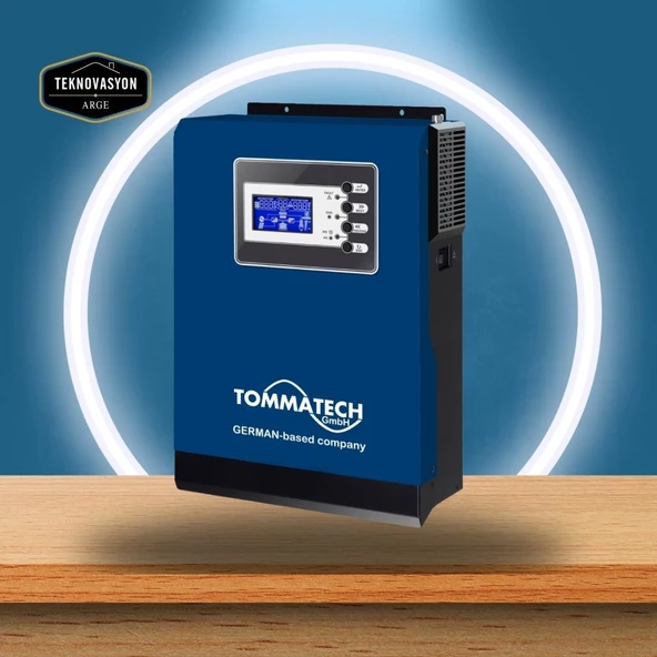 TommaTech 1K 12V 1Faz 1000 W Watt Akıllı İnverter İnvertör