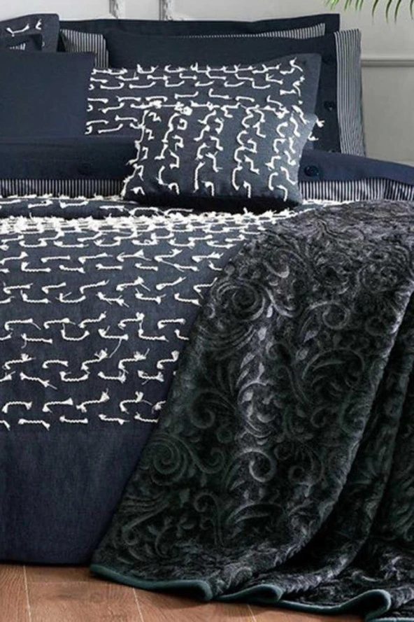 Özdilek Çeyiz Seti Naturel Lacivert - 5