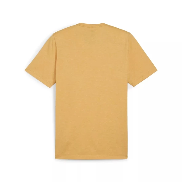 Puma Essential Heather Tee Erkek Sarı Günlük Stil Tişört 58673691 - Resim 2