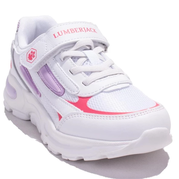 Lumberjack Narına  Beyaz Ortopedik Günlük Kız Çocuk Spor Ayakkabı ürün görseli