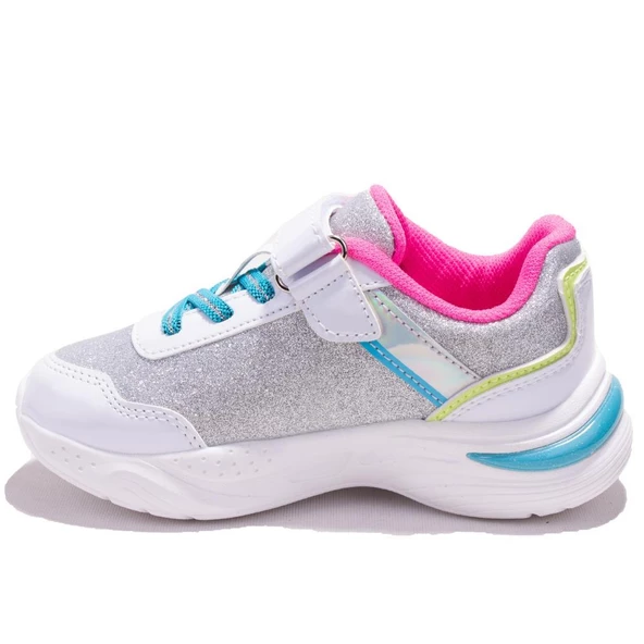 Kinetix Wanna Beyaz Pembe Ortopedik Günlük Kız Çocuk Spor Ayakkabı - 3