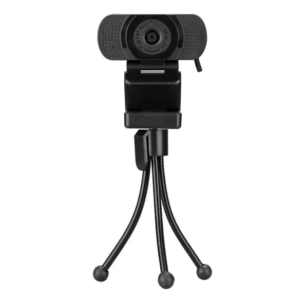 Everest 1080P Full HD Auto Focus Metal Tripod ve Hassas Dahili Mikrofonlu Usb Webcam Pc Kamera