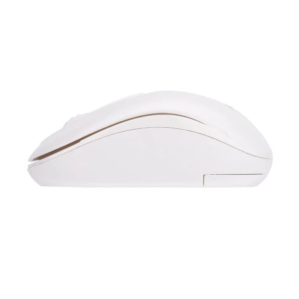 Everest Usb Beyaz 2.4Ghz Optik Wireless Mouse Beyaz Kablosuz Optik Mouse - Resim 4